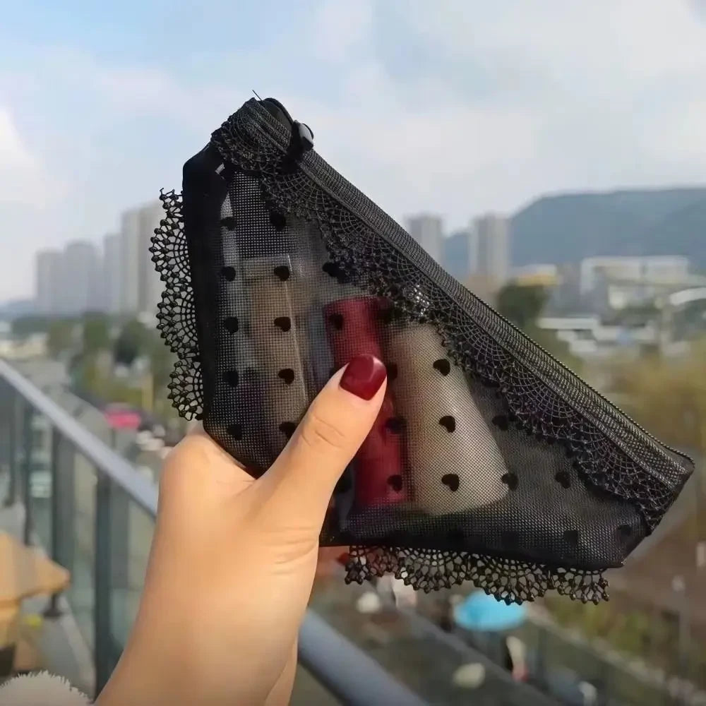 Mesh Briefs Cosmetic Storage Pouch