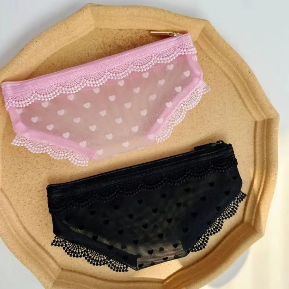 Mesh Briefs Cosmetic Storage Pouch