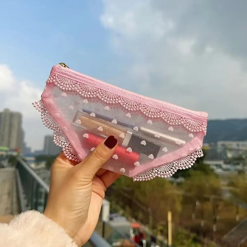 Mesh Briefs Cosmetic Storage Pouch