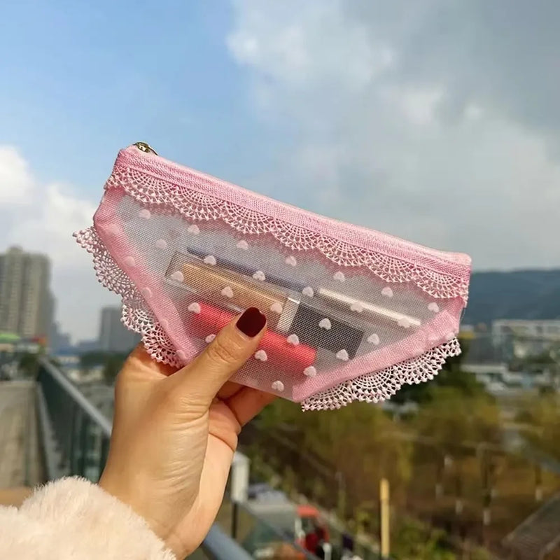 Mesh Briefs Cosmetic Storage Pouch
