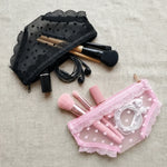 Mesh Briefs Cosmetic Storage Pouch